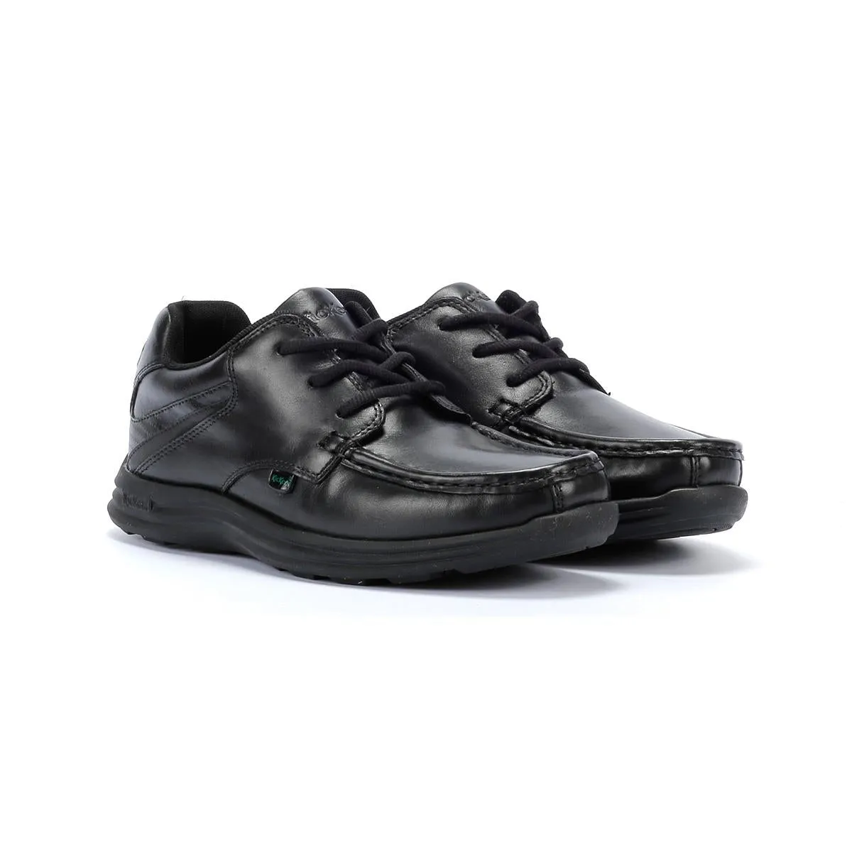 Kickers - 1-15998 YOUTH REASAN LACE LEATHER BLACK