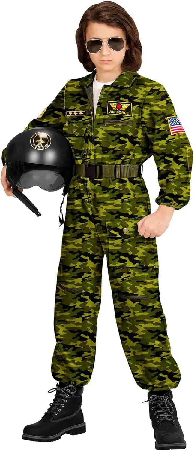 Kids Fighter Pilot Costumes, Jumpsuit, Pilot, Uniform, Costumes