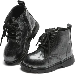 Komfyea Boy's Girl's Boots Bright Color Kids Ankle Boots