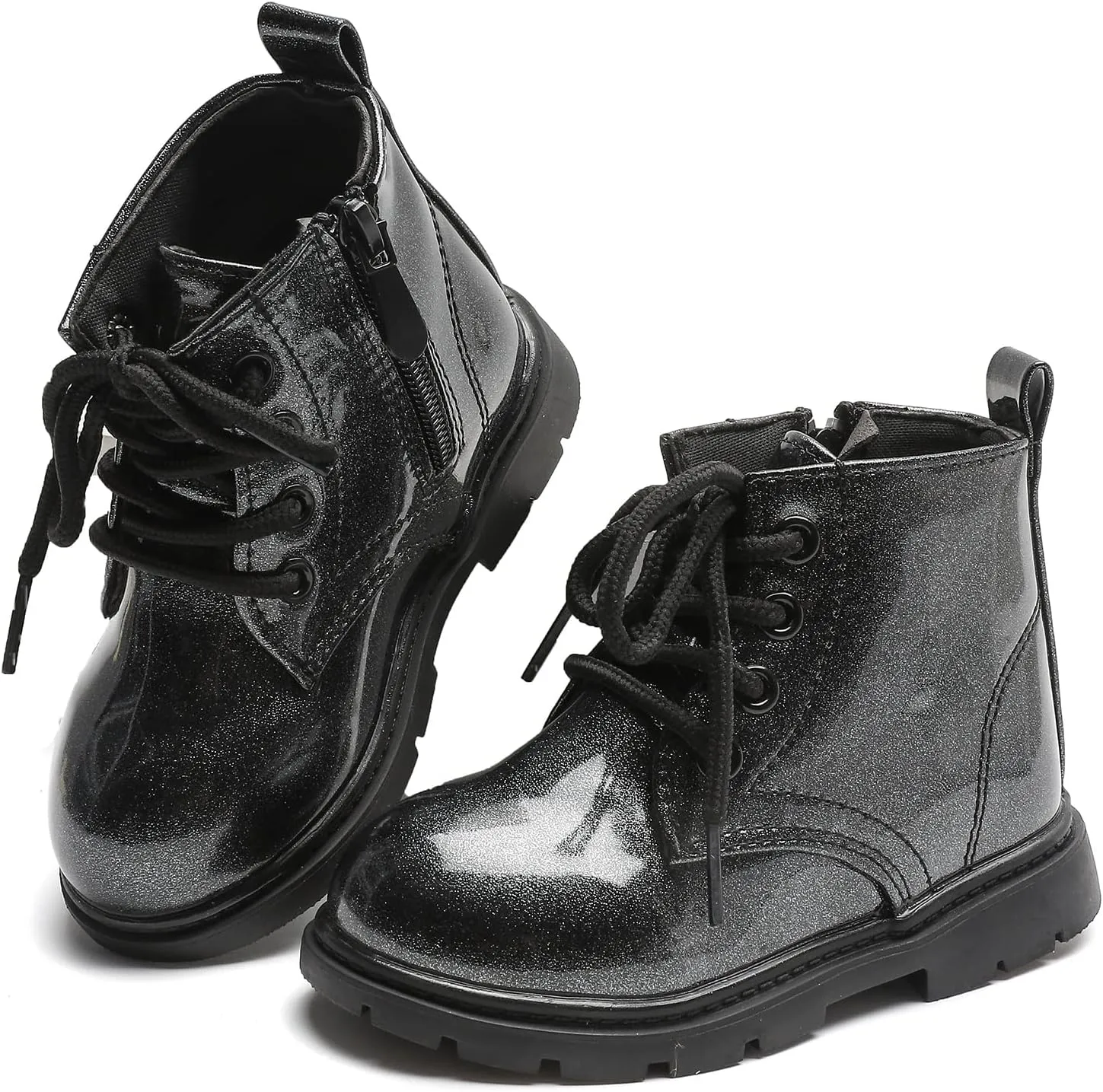 Komfyea Boy's Girl's Boots Bright Color Kids Ankle Boots