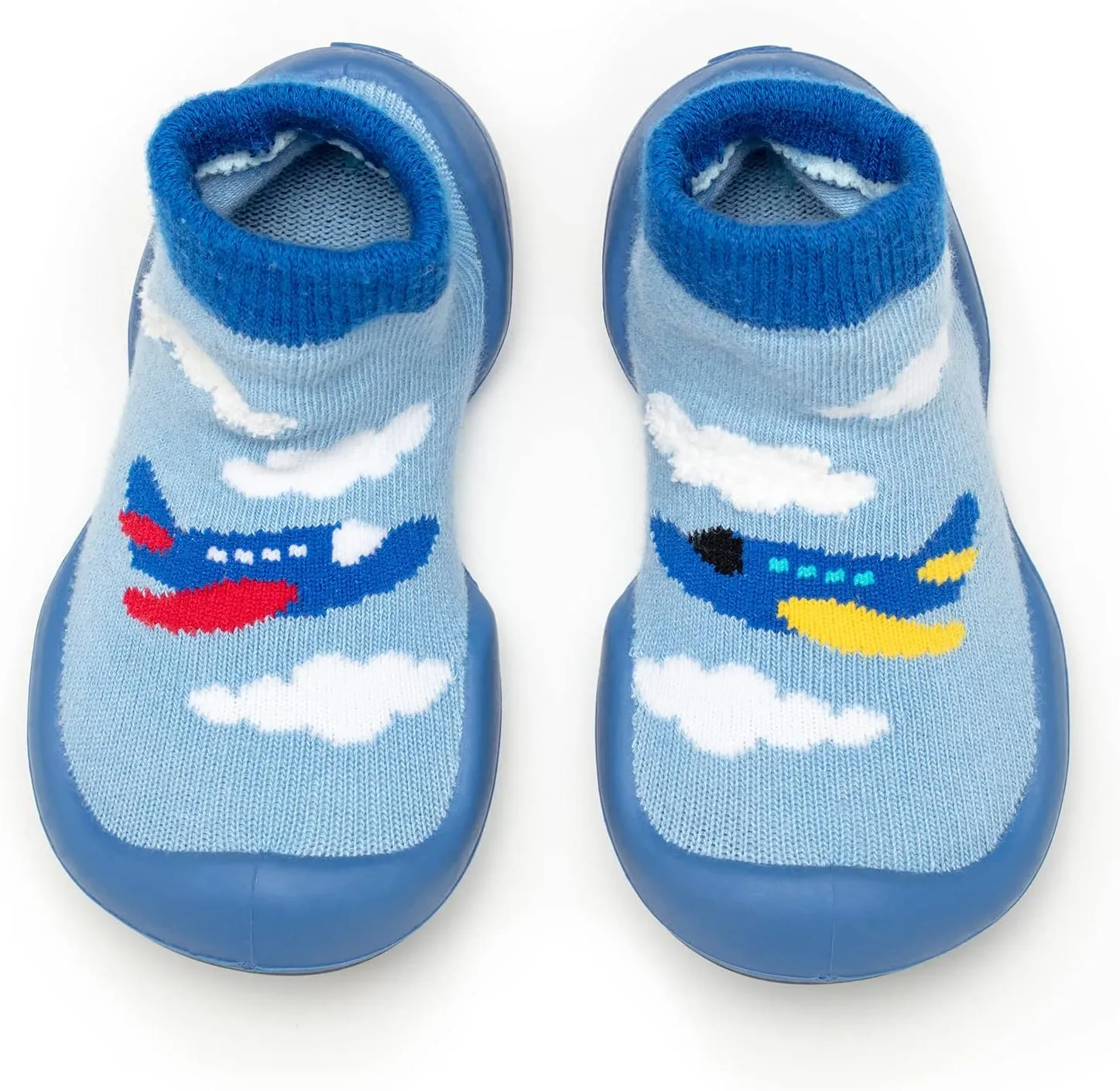 Komuello Toddler Boy Shoes, Premium Materials, Breathable, Washable, Non-Slip, Stay-On, Durable, Cotton Socks with Air Pocket Cushion for Indoor and Outdoor - BPA Free Toddler Shoes for Boys