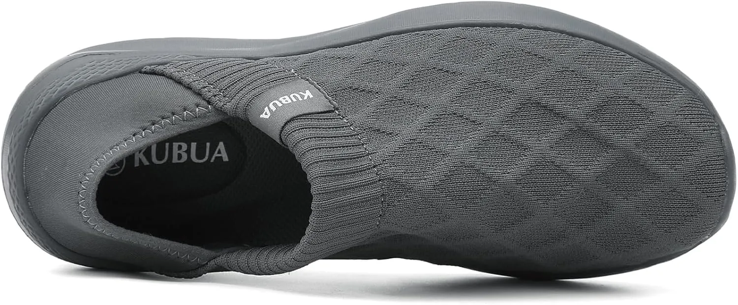 KUBUA Mens Womens Slippers Indoor Lightweight House Shoes Outdoor Breathable Slip on Loafers