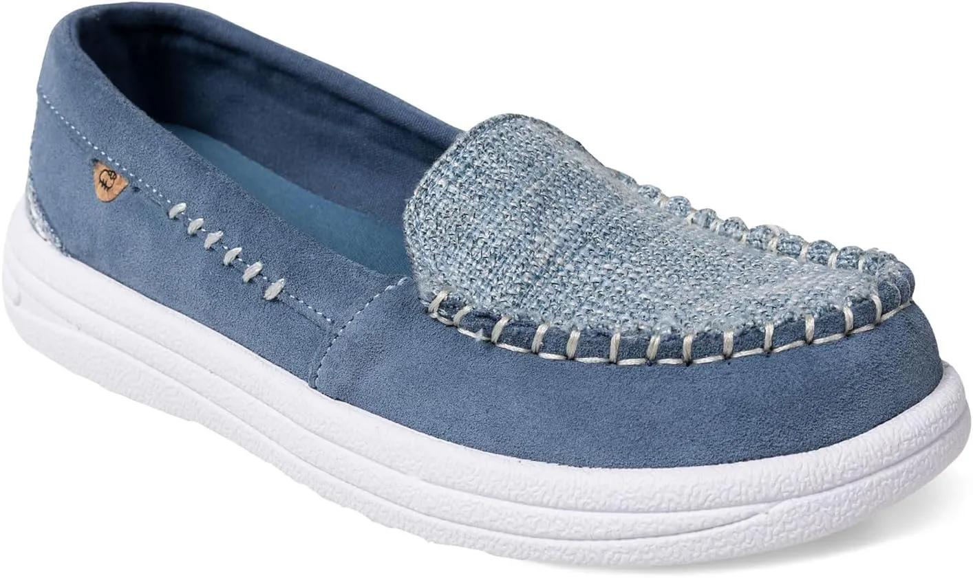 Lamo Women's Katya Moccasins Women – Lightweight, Cushioned Suede Moccasins LITE Technology, EVA Soles for All-Day Comfort, House Slippers for Woman