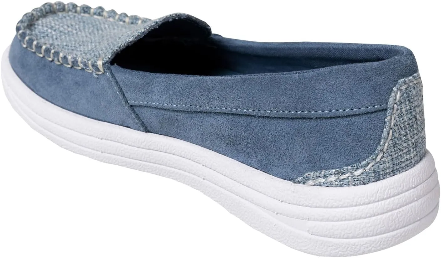 Lamo Women's Katya Moccasins Women – Lightweight, Cushioned Suede Moccasins LITE Technology, EVA Soles for All-Day Comfort, House Slippers for Woman