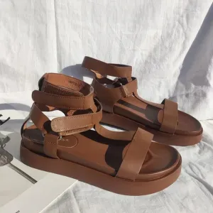 Leather Gladiator Sandals