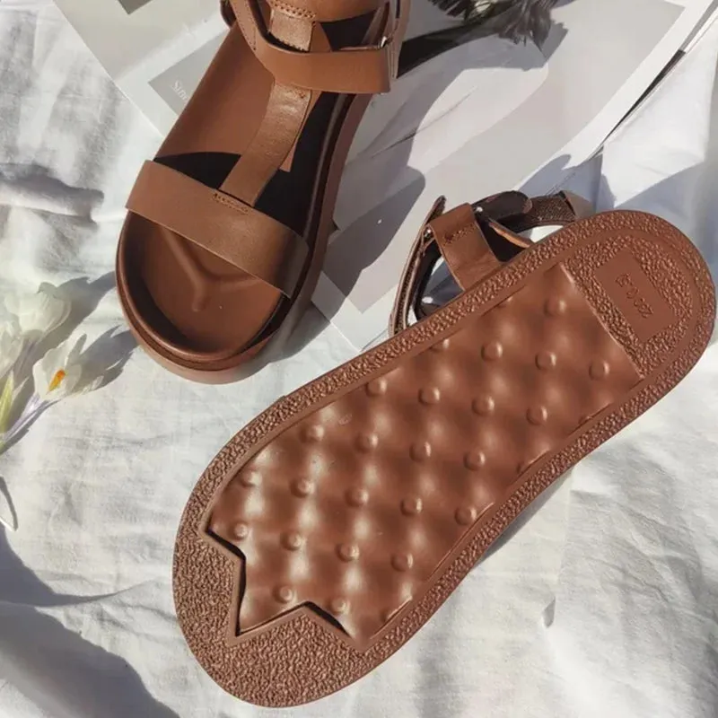 Leather Gladiator Sandals