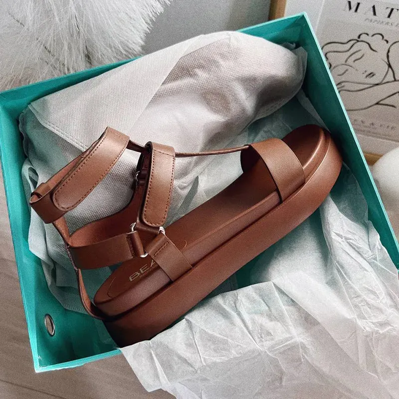 Leather Gladiator Sandals