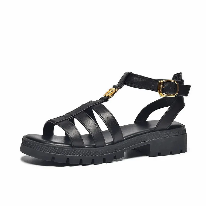 Leather Gladiator Sandals