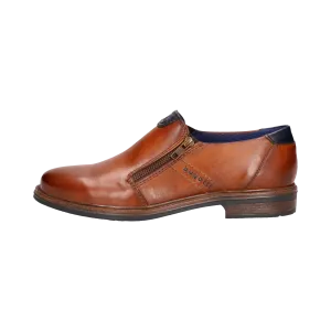 Leder Slip on cognac