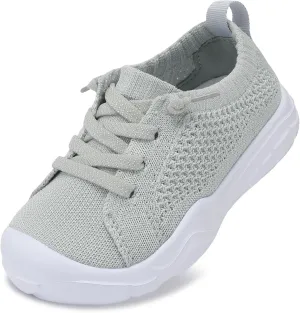 LeIsfIt Toddler Shoes Boys Girls Barefoot Shoes Kids Breathable Sneakers Tennis Shoes Slip on Shoes