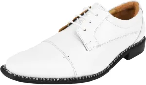 LIBERTYZENO Mens Lizard Print Genuine Leather Adults Lace Up Oxford Dress Shoes for Easter Gift