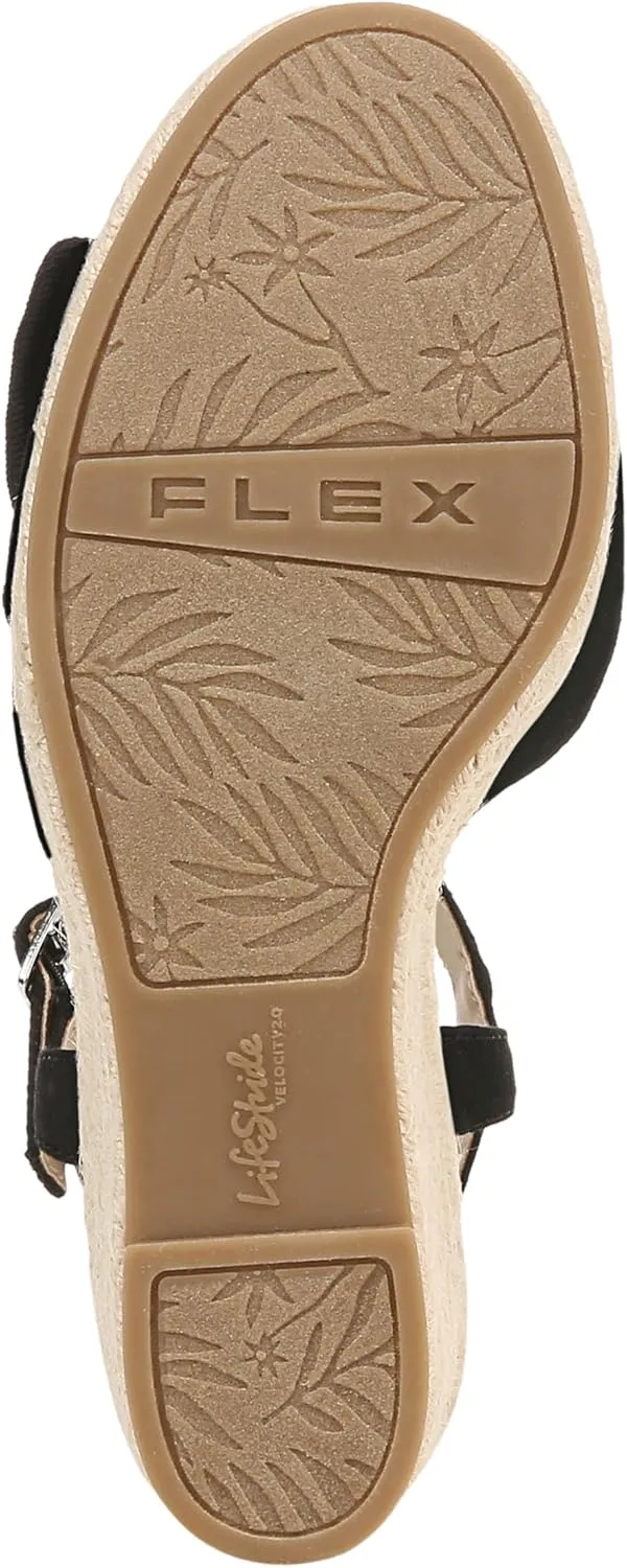 LifeStride Women's Tahlia Espadrille Wedge Sandal