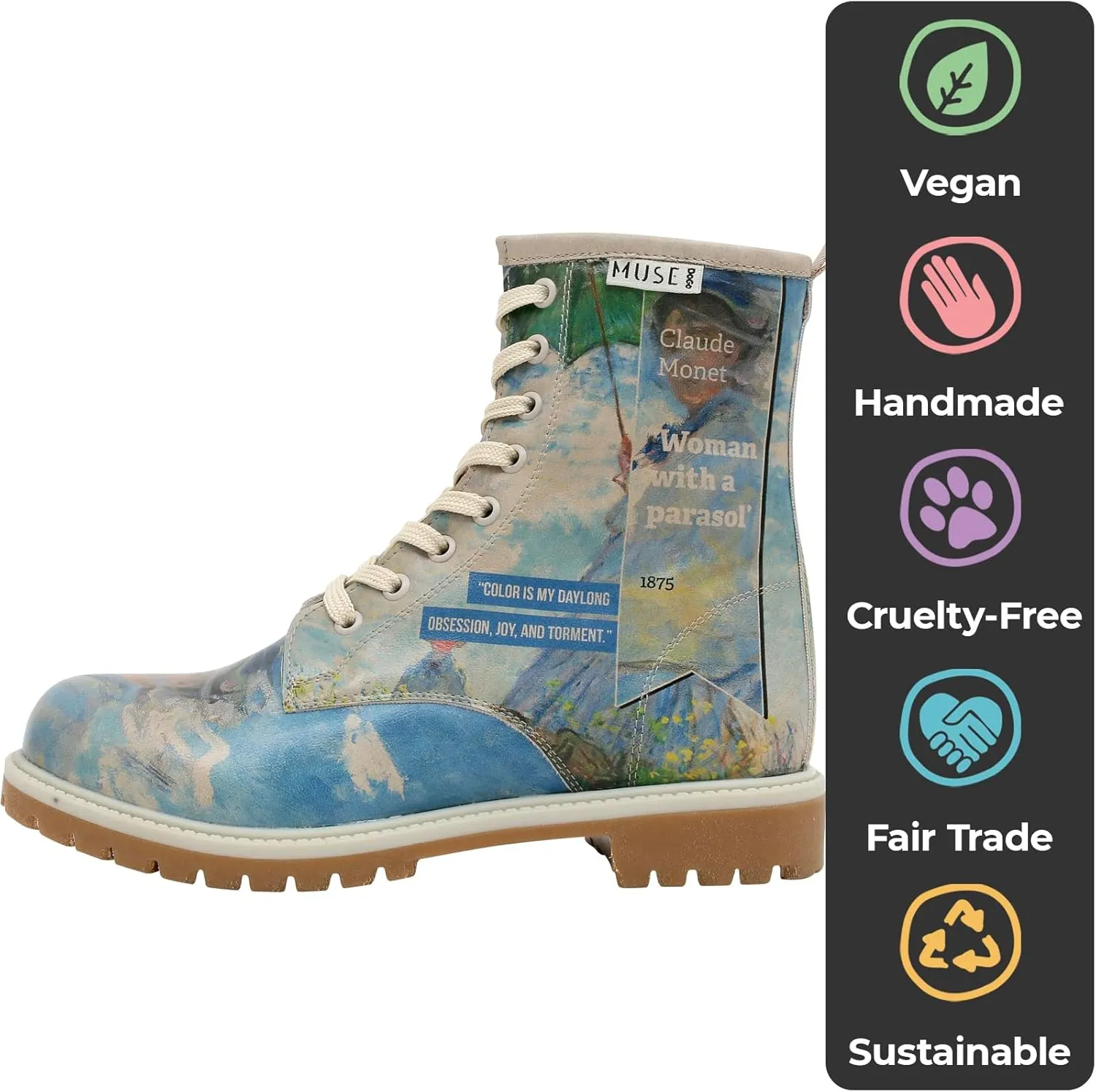 Long Boots for Women – Vegan Leather and Unique Design Womens Winter Boots, Comfortable and Stylish Womens Boots