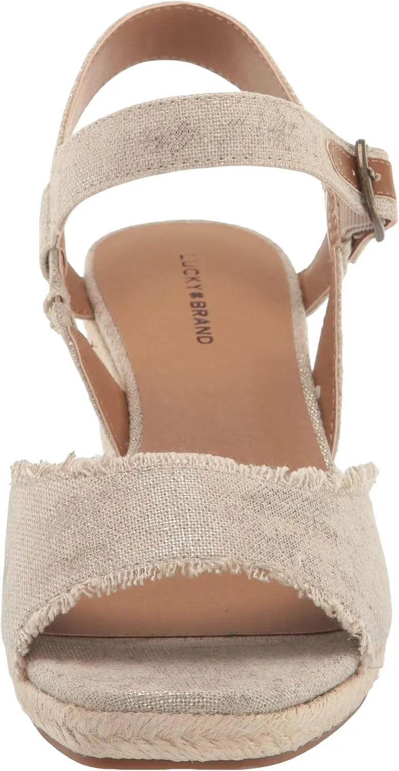 Lucky Brand Women's Mindra Espadrille Wedge Sandal