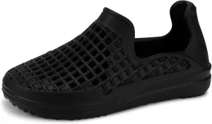 LUSSO CLOUD Scenario Comfort Slip-On - Unisex, Water Friendly, Jet Black, 8M/10W