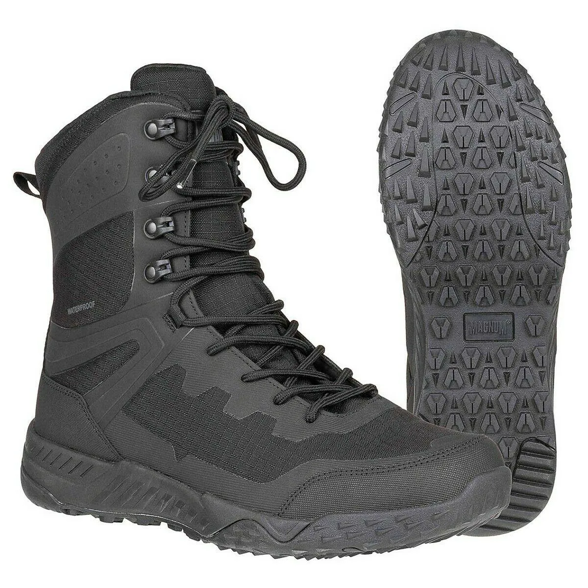 Magnum Ultima 8.0 waterproof combat boots hiking lightweight trek footwear black