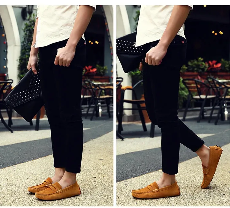 Mason Genuine Leather Casual Driving Loafers