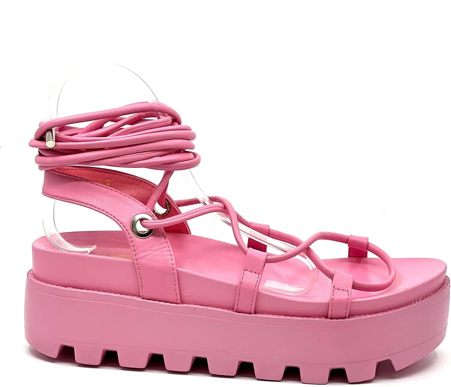 Mata Shoes Lace up Tie up Platform Sandals for Women