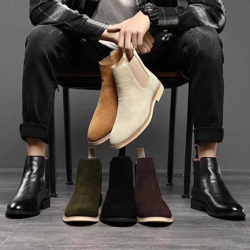 Matthew | Suede Chelsea Boots