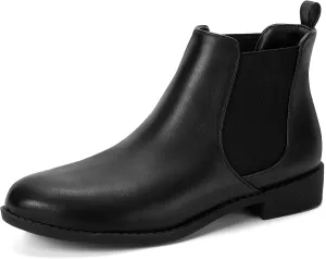 MaxMuxun Women's Ankle Boots Low Heel Chelsea Booties