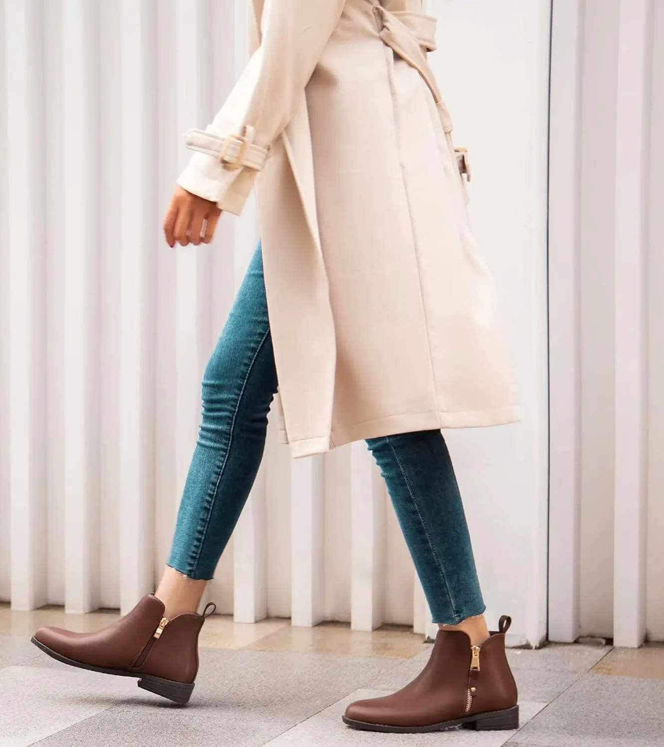 MaxMuxun Women's Chelsea Boots Fashion Winter Fall Ankle Booties