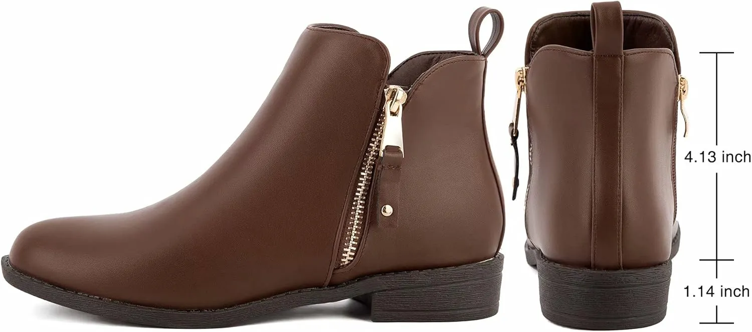MaxMuxun Women's Chelsea Boots Fashion Winter Fall Ankle Booties