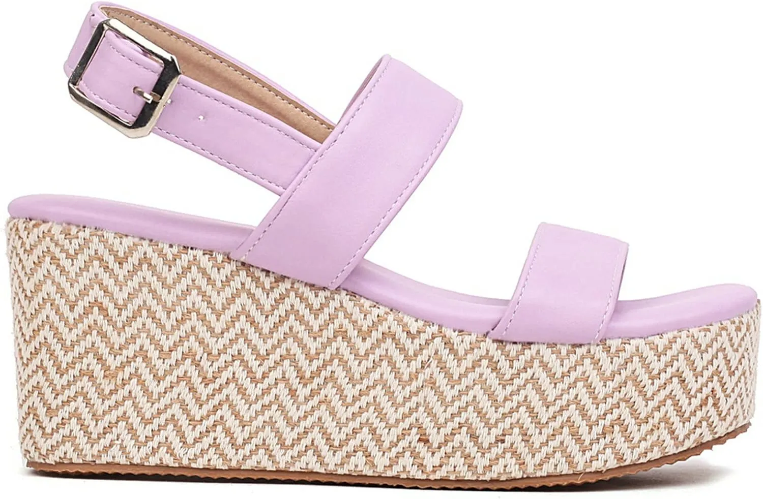 Meefit Women Platform Espadrille Wedges Sandals Open Toe Slingback Ankle Strap High Heels Sandals