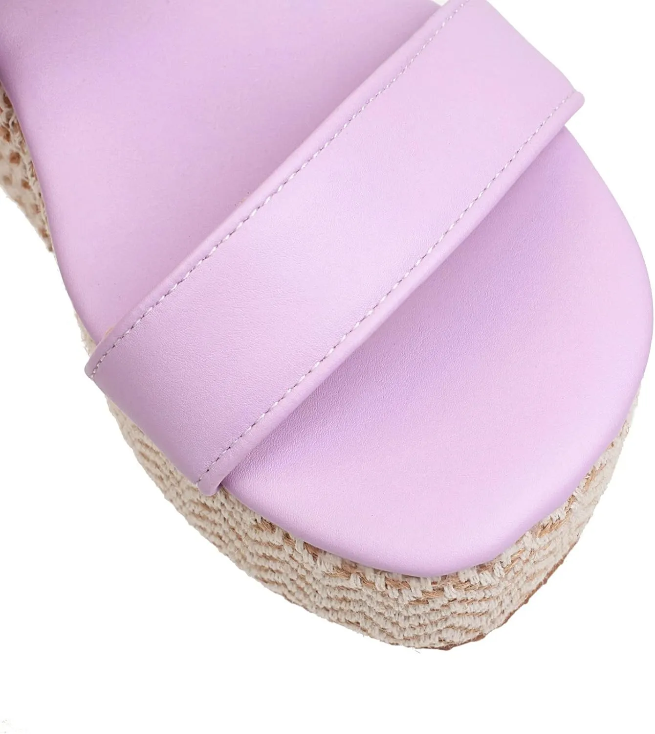 Meefit Women Platform Espadrille Wedges Sandals Open Toe Slingback Ankle Strap High Heels Sandals