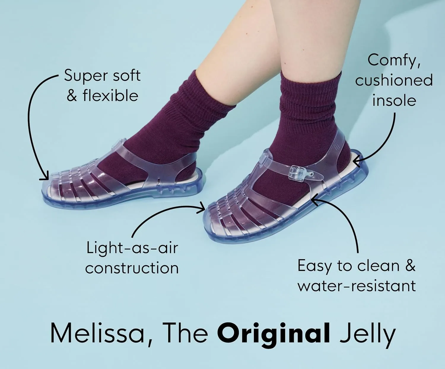 Melissa Sun River Women's Sandals - Trendy Gladiator Jelly Sandals, Studded Sandals for Women, Adult Jellies, Jelly Shoes
