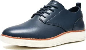 Men's Casual Dress Shoes Plain Toe Derby Oxford Sneakers