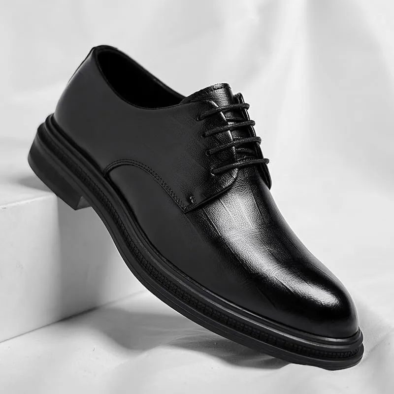 Mens Derby Shoes Trends Wedding Business Casual Oxford Shoes Comfortable Tuxedo Shoes Formal Derby Shoes(9)