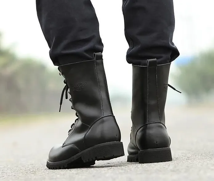 Men's Handmade Biker Leather Boots