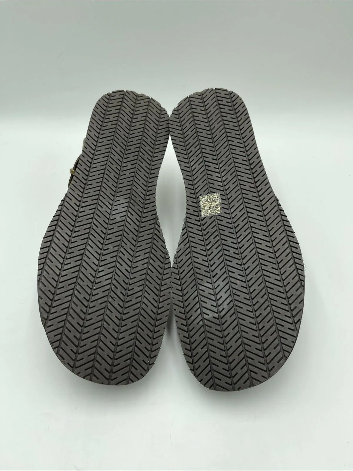 Men’s Massimo Matteo Leather Gladiator Sandals Brown Size 13M - Very Good
