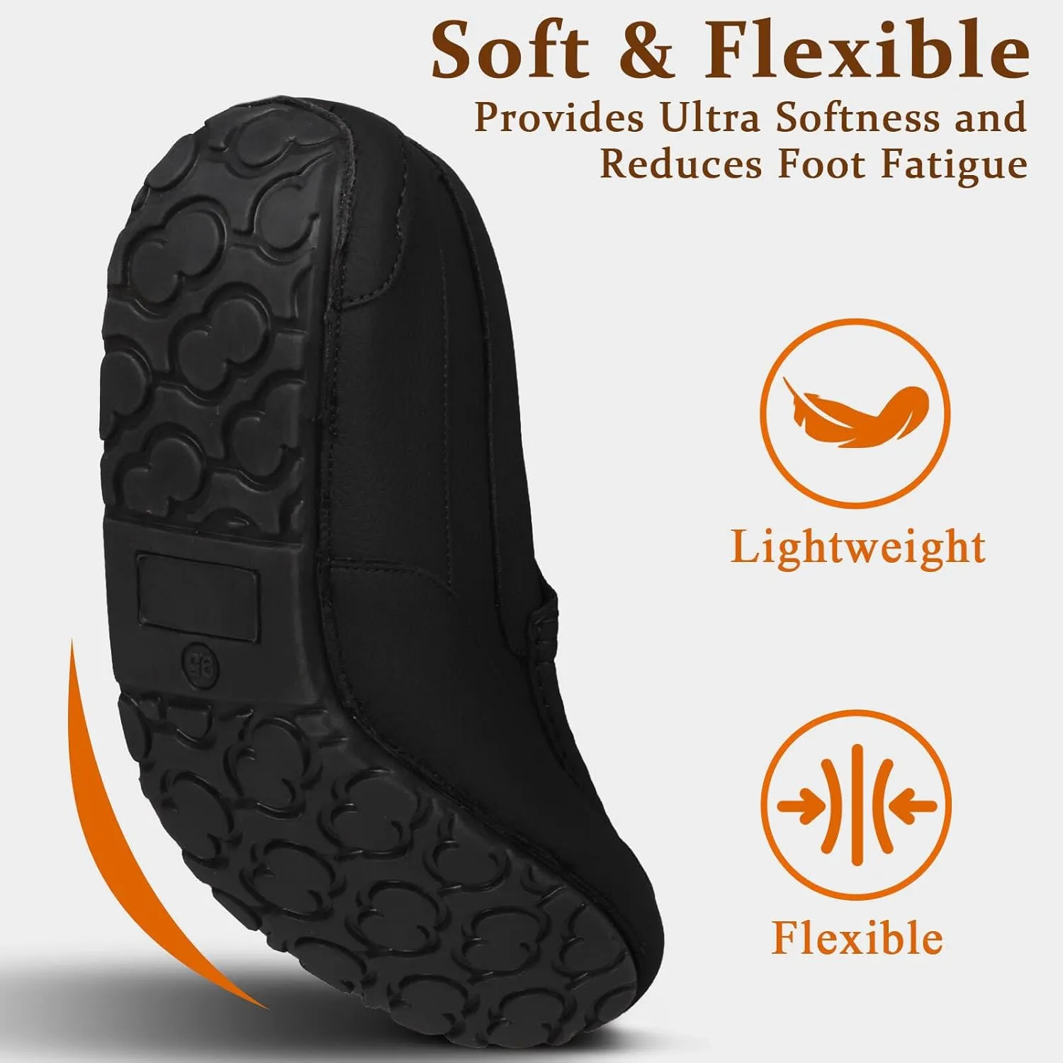 Mens Moccasin Slippers House Slippers for Men Slip-On Mens Loafers Breathable Suede Cozy Fur Lined Loafers for Men for Indoor & Outdoor