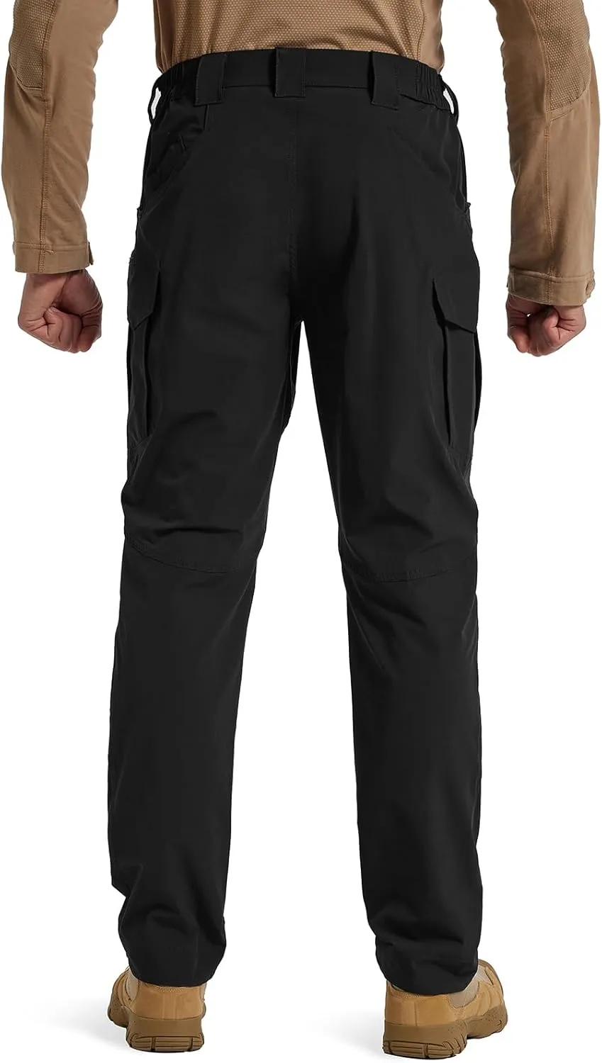 Men's Quick Dry Tactical Pants Water Resistant Cargo Pants Stretch Lightweight Outdoor Work Hiking Pants