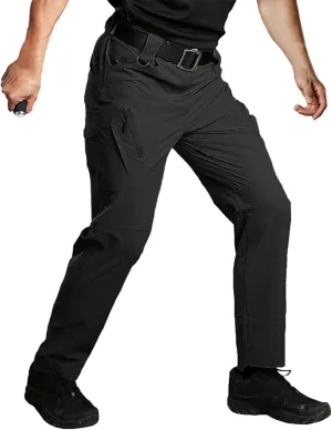 Men's Quick Dry Tactical Pants Water Resistant Cargo Pants Stretch Lightweight Outdoor Work Hiking Pants