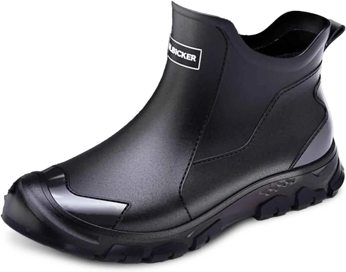 Men's Rain Boots for Outdoor Activities Gardening Hiking with Slip Sole Comfortable Mid Calf Design