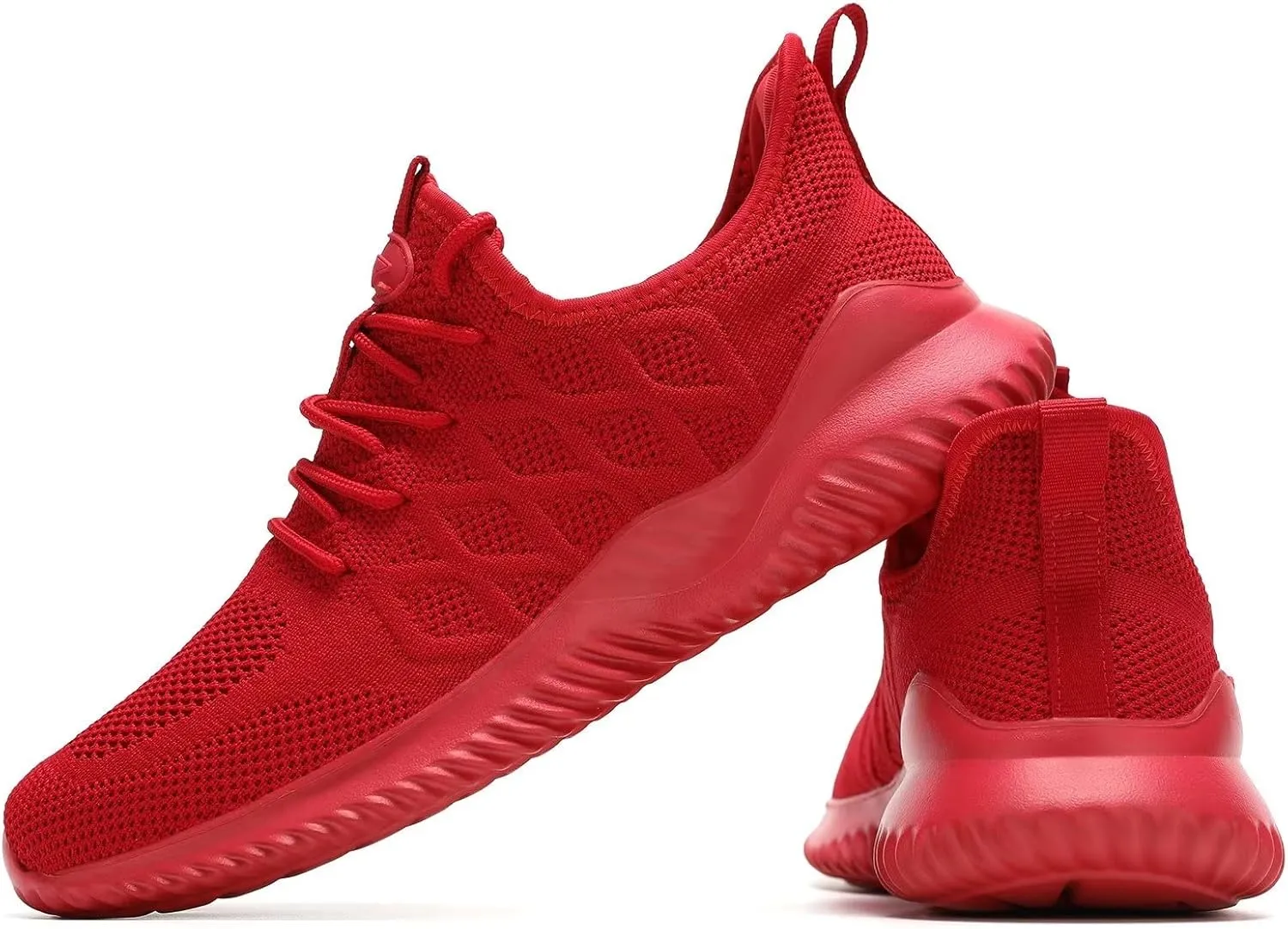 Mens Running Shoes Slip on Tennis Walking Sneakers Casual Mesh Breathable Lightweight Work Sport Shoes