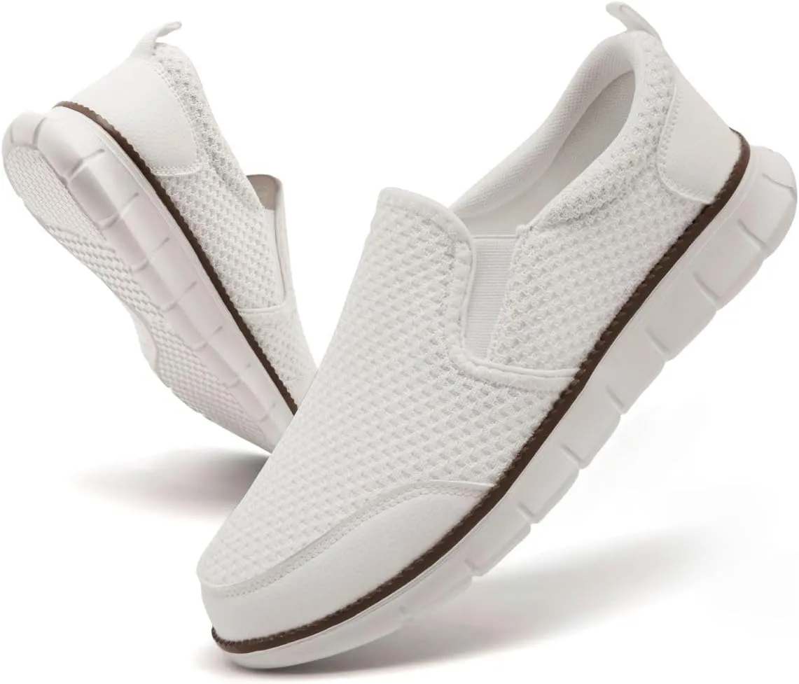 Mens Shoes Slip On Loafers Boat Walking Casual Shoes Non-Slip Lightweight Breathable Fashion Driving Gym Office Work Sneakers