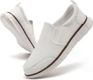 Mens Shoes Slip On Loafers Boat Walking Casual Shoes Non-Slip Lightweight Breathable Fashion Driving Gym Office Work Sneakers