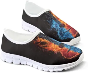 Mens Slip On Casual Shoes Breathable Mesh Leisure Walking Shoes Lightweight Fashion Loafers Non Slip Sneakers US Size 5-14