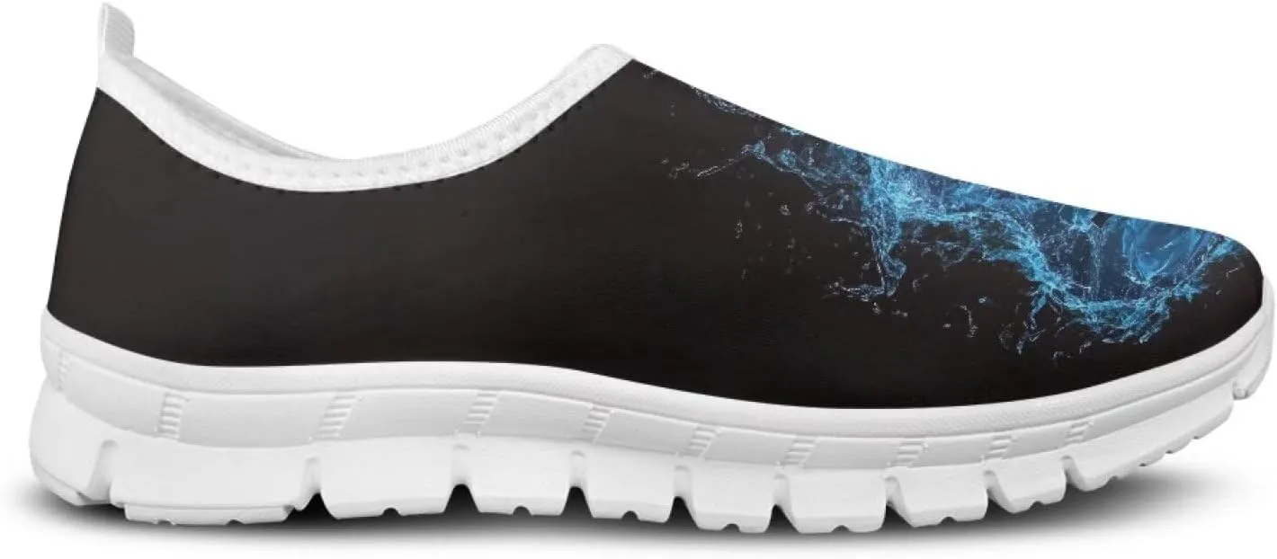 Mens Slip On Casual Shoes Breathable Mesh Leisure Walking Shoes Lightweight Fashion Loafers Non Slip Sneakers US Size 5-14