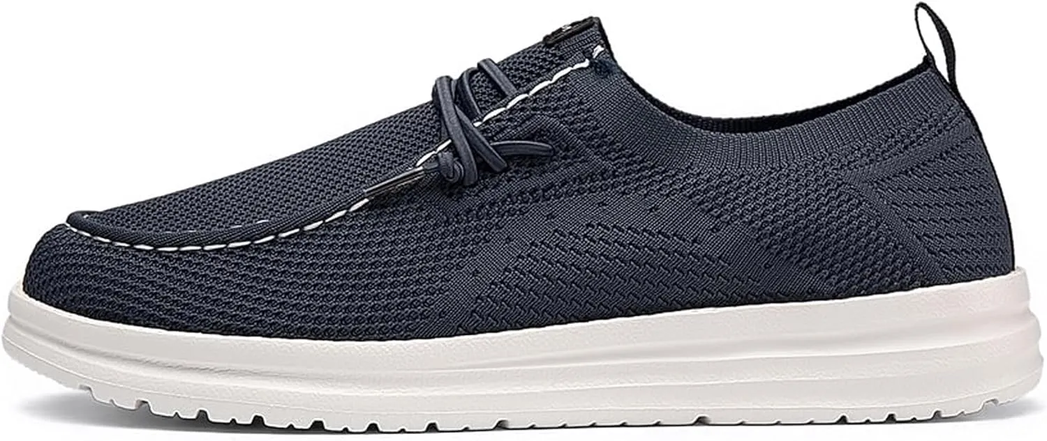 Men's Slip on Walking Loafers Casual Boat Shoes Fashion Sneakers