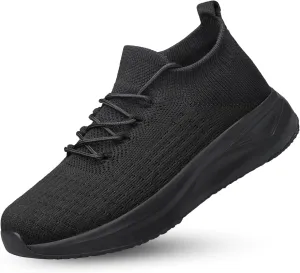 Mens Slip on Walking Shoes Comfort Sock Shoes Non Slip Mesh Casual Running Sneakers