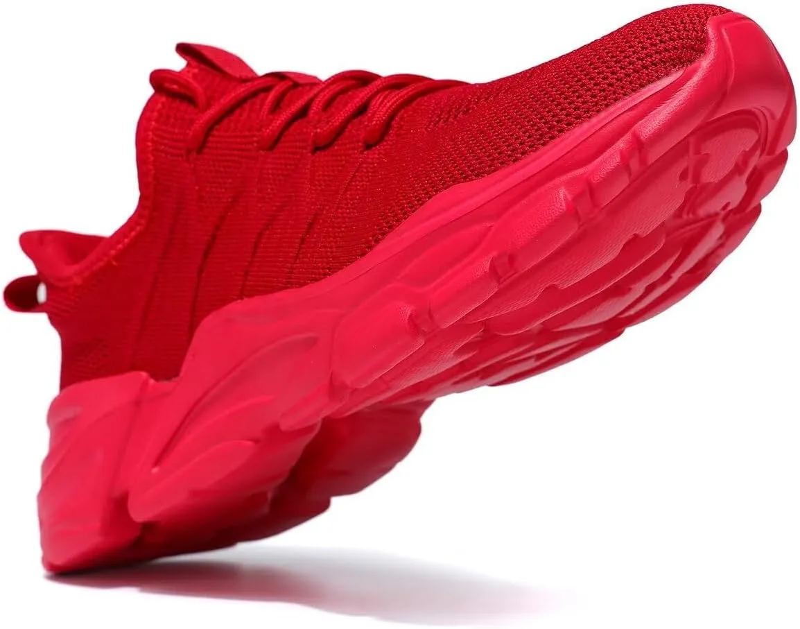 Mens Slip on Walking Shoes Non Slip Breathable Lightweight Sneakers Athletic Tennis Running Shoes for Gym Travel Jogging