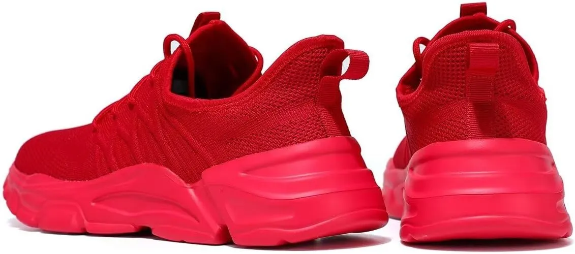 Mens Slip on Walking Shoes Non Slip Breathable Lightweight Sneakers Athletic Tennis Running Shoes for Gym Travel Jogging