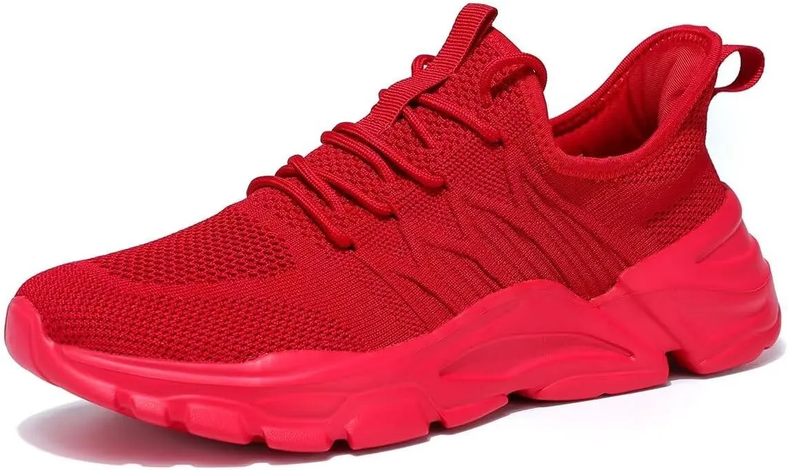 Mens Slip on Walking Shoes Non Slip Breathable Lightweight Sneakers Athletic Tennis Running Shoes for Gym Travel Jogging