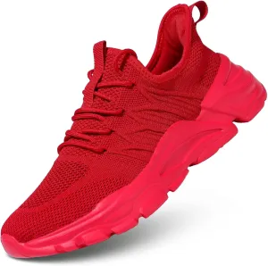 Mens Slip on Walking Shoes Non Slip Breathable Lightweight Sneakers Athletic Tennis Running Shoes for Gym Travel Jogging