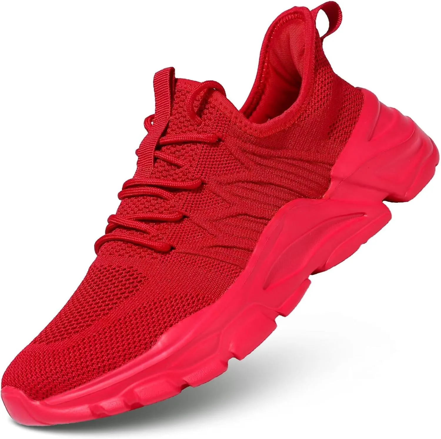 Mens Slip on Walking Shoes Non Slip Breathable Lightweight Sneakers Athletic Tennis Running Shoes for Gym Travel Jogging