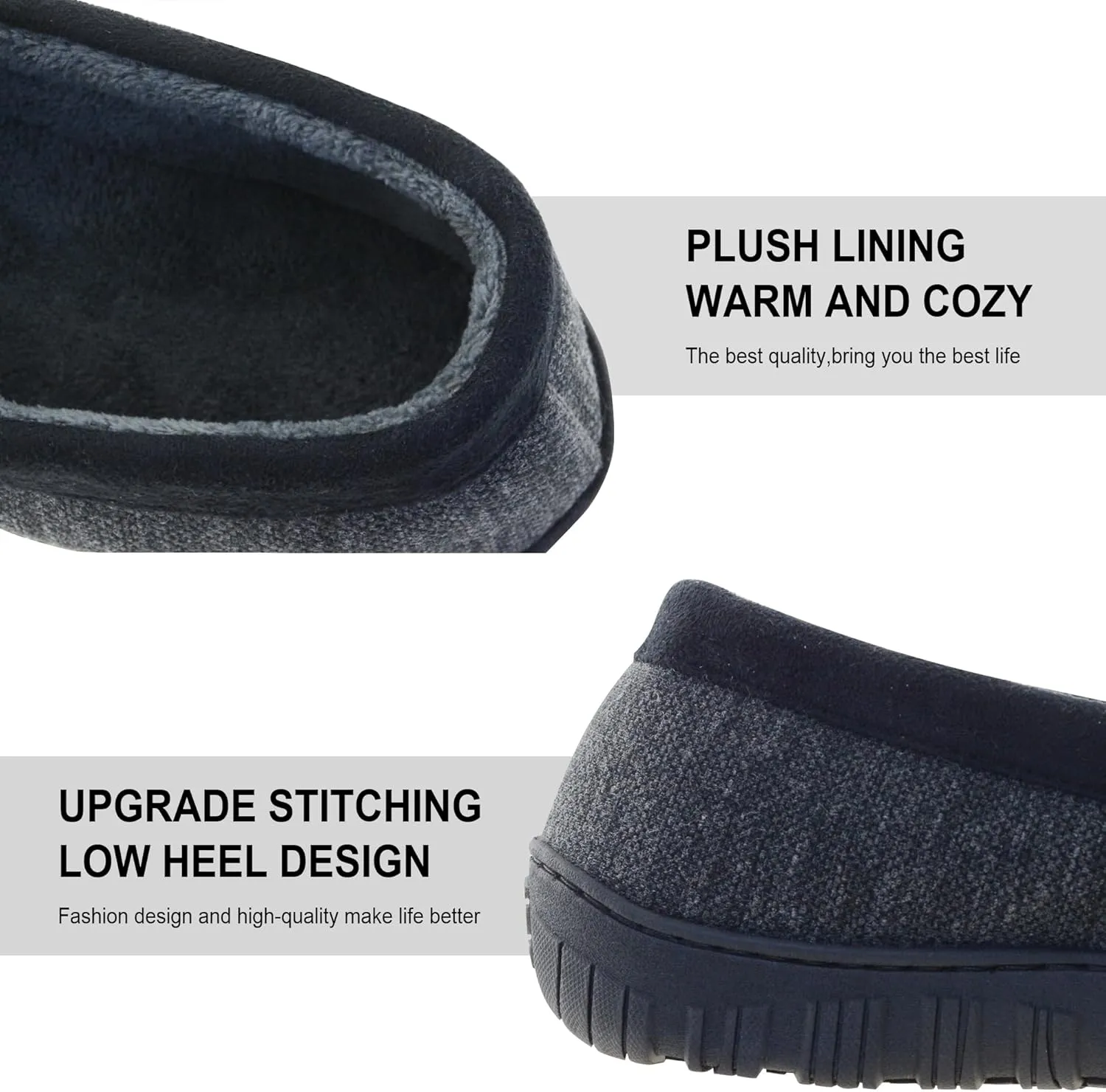 Mens Slippers Indoor Outdoor House Slippers Comfort House Shoes